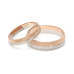 Load image into Gallery viewer, Designer Unisex Platinum &amp; Rose Gold Couple Rings JL PT 1150
