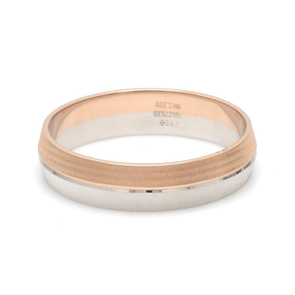 Designer Unisex Platinum & Rose Gold Couple Rings JL PT 1150
