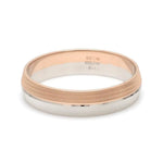 Load image into Gallery viewer, Designer Unisex Platinum &amp; Rose Gold Couple Rings JL PT 1150
