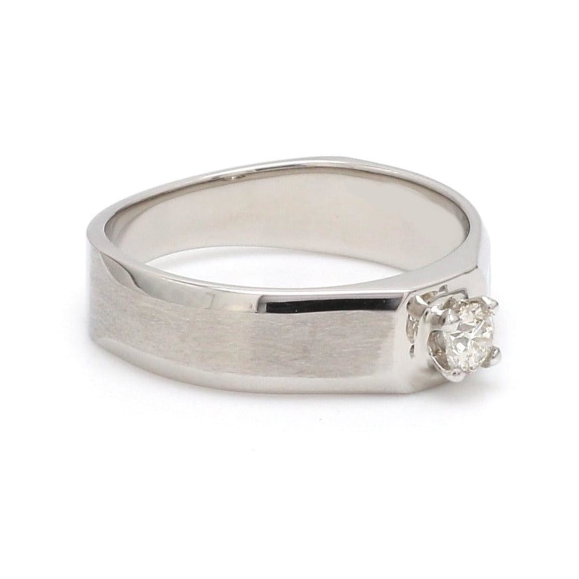 Platinum Solitaire Couple Rings JL PT 983
