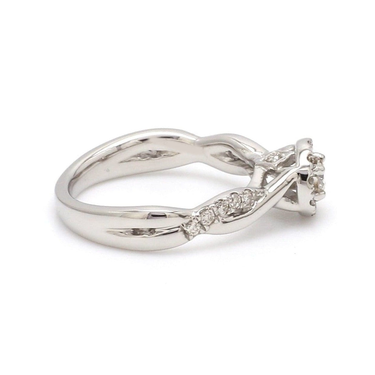 Platinum Solitaire Couple Rings JL PT 983