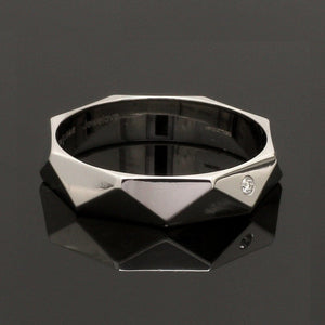 Poles Apart Designer Platinum Couple Rings with Diamonds JL PT 957