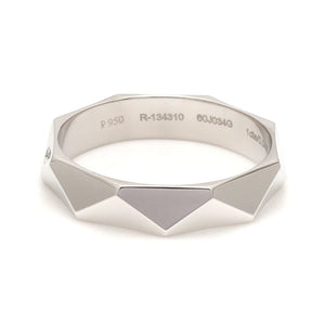 Poles Apart Designer Platinum Couple Rings with Diamonds JL PT 957