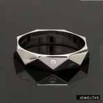 Load image into Gallery viewer, Poles Apart Designer Platinum Couple Rings with Diamonds JL PT 957
