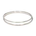 Load image into Gallery viewer, 2mm Hollow Platinum Bangle Lightweight for Women JL PTB 1101
