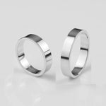 Load image into Gallery viewer, 4mm wide Classic Platinum Wedding Band JL PT 256
