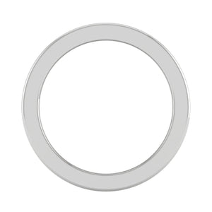 Plain Platinum Couple Ring JL PT MB 131
