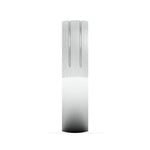 Load image into Gallery viewer, Single Diamond Matte Finish Platinum Band with Grooves for Men JL PT 665
