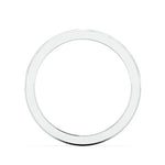 Load image into Gallery viewer, Single Diamond Matte Finish Platinum Band with Grooves for Men JL PT 665
