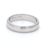 Load image into Gallery viewer, Single Diamond Milgrain Platinum Couple Rings JL PT 539
