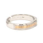 Load image into Gallery viewer, Single Diamond Platinum &amp; Rose Gold Ring for Men JL PT 1160
