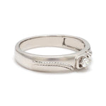 Load image into Gallery viewer, Single Diamond Rope Style Platinum Couple Rings JL PT 623

