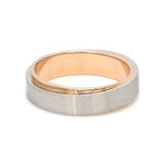 Load image into Gallery viewer, Slanting Platinum &amp; Rose Gold Couple Rings JL PT 635
