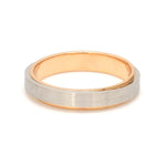 Load image into Gallery viewer, Slanting Platinum &amp; Rose Gold Couple Rings JL PT 635
