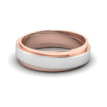 Load image into Gallery viewer, Slanting Platinum &amp; Rose Gold Couple Rings JL PT 635
