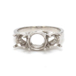 Load image into Gallery viewer, Solitaire Platinum Mounting Ring JL PT R3 RD 120-M

