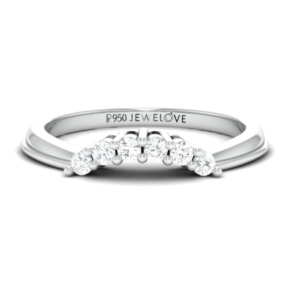 Spark of Love - Platinum Couple Rings with Diamonds JL PT 600