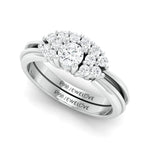 Load image into Gallery viewer, Spark of Love - Platinum Couple Rings with Diamonds JL PT 600
