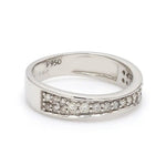 Load image into Gallery viewer, Complementary Platinum Love Bands with Pathways JL PT 211
