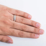 Load image into Gallery viewer, Complementary Platinum Love Bands with Pathways JL PT 211
