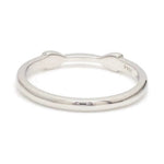 Load image into Gallery viewer, Thin Plain Platinum Love Bands JL PT 127
