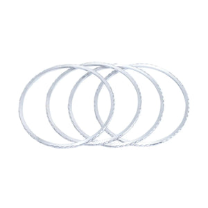 Thin Platinum Bangles by Jewelove JL PTB 615