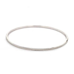Load image into Gallery viewer, Thin Platinum Bangles with Diamond Cut SJ PTB 314
