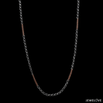 Load image into Gallery viewer, Thin Platinum &amp; Rose Gold Chain for Women JL PT CH 953   Jewelove.US
