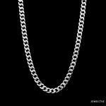 Load image into Gallery viewer, Unique Japanese 5mm Cuban Platinum Chain for Men JL PT CH 968
