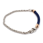 Load image into Gallery viewer, Unique Platinum Bracelet with Rose Gold JL PTB 682
