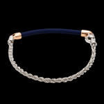 Load image into Gallery viewer, Unique Platinum Bracelet with Rose Gold JL PTB 682
