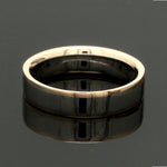 Load image into Gallery viewer, Unique Shape Platinum Love Bands with Rose Gold Border JL PT 648-RG Plain
