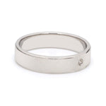 Load image into Gallery viewer, Unique Texture Platinum Ring with Single Diamond JL PT 666
