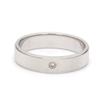 Load image into Gallery viewer, Unique Texture Platinum Ring with Single Diamond JL PT 666
