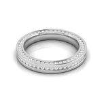 Load image into Gallery viewer, Uniquely Textured Platinum Couple Rings Eternity Style JL PT 528
