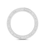 Load image into Gallery viewer, Uniquely Textured Platinum Couple Rings Eternity Style JL PT 528
