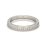 Load image into Gallery viewer, Uniquely Textured Platinum Couple Rings Eternity Style JL PT 528
