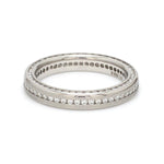 Load image into Gallery viewer, Uniquely Textured Platinum Couple Rings Eternity Style JL PT 528
