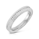Load image into Gallery viewer, Uniquely Textured Platinum Couple Rings Eternity Style JL PT 528

