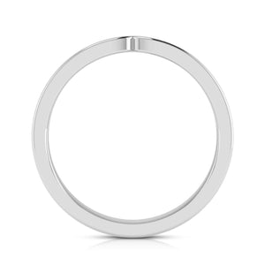 Unisex Platinum Diamond Couple Ring JL PT B-44
