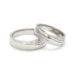 Load image into Gallery viewer, Unisex Platinum Plain Couple Rings JL PT 1153
