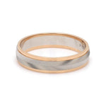Load image into Gallery viewer, Unisex Platinum &amp; Rose Gold Couple Love Band Rings JL PT 1124

