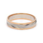 Load image into Gallery viewer, Unisex Platinum &amp; Rose Gold Couple Love Band Rings JL PT 1124

