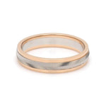 Load image into Gallery viewer, Unisex Platinum &amp; Rose Gold Couple Love Band Rings JL PT 1124
