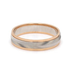 Load image into Gallery viewer, Unisex Platinum &amp; Rose Gold Couple Love Band Rings JL PT 1124

