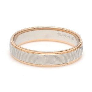 Unisex Platinum & Rose Gold Couple Love Bands JL PT 1365