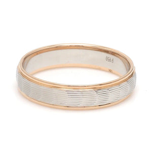 Unisex Platinum & Rose Gold Couple Love Bands JL PT 1365