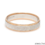 Load image into Gallery viewer, Unisex Platinum &amp; Rose Gold Couple Love Bands JL PT 1365
