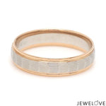 Load image into Gallery viewer, Unisex Platinum &amp; Rose Gold Couple Love Bands JL PT 1365

