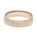 Load image into Gallery viewer, Unisex Platinum &amp; Rose Gold Couple Love Bands JL PT 1365
